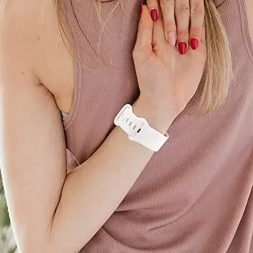 Lamshaw 22mm Classic Watch Bands: Soft Silicone Sports Strap Compatible with GTX12, GTX13, T60 Smart Watches - 4