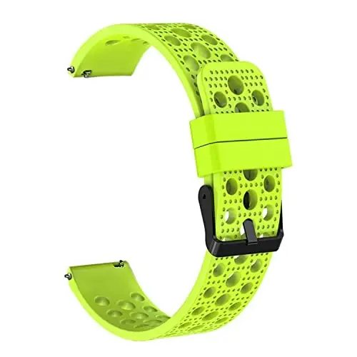 Lamshaw Compatible with Aolon Curve Smart Watch Bands, 22mm Silicone Replacement Wristbands Sport Strap with Metal Buckle Compatible with Aolon Curve 2.01