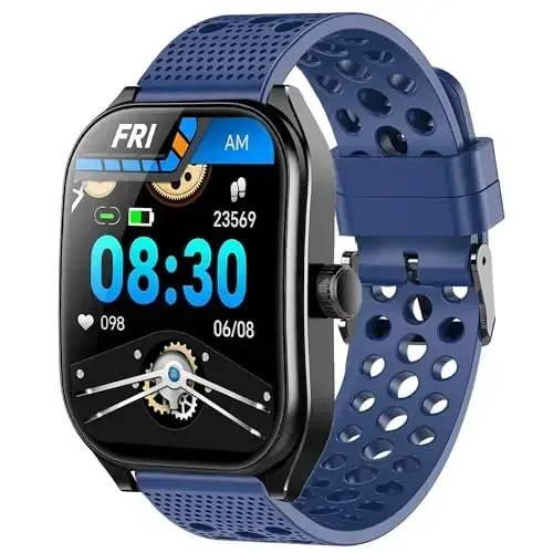 Lamshaw Compatible with Aolon Curve Smart Watch Bands, 22mm Silicone Replacement Wristbands Sport Strap with Metal Buckle Compatible with Aolon Curve 2.01