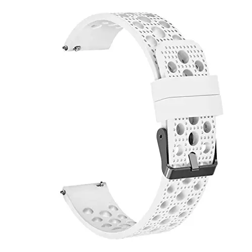 Lamshaw Compatible with Aolon Curve Smart Watch Bands, 22mm Silicone Replacement Wristbands Sport Strap with Metal Buckle Compatible with Aolon Curve 2.01