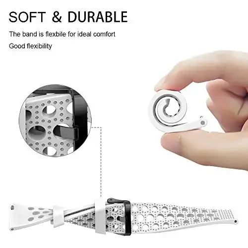 Lamshaw Aolon Curve Smart Watch Bands bilan mos keladi, 22 mm silikonli almashtiriladigan bilaguzuklar Sport tasmasi Aolon Curve 2.01