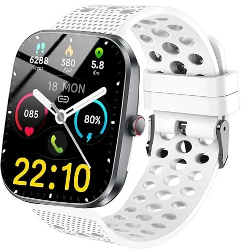 Lamshaw Compatible for Kuizil Smart Watch Band, Silicone Replacement Wristbands Sport Strap with Metal Buckle Compatible with Kuizil T70 1.91