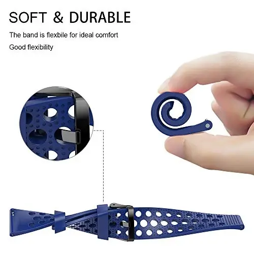 Lamshaw Kuizil Smart Watch Band uchun mos keladi, silikon almashtiriladigan bilakuzuklar sport tasmasi, metall tokali Kuizil T70 1.91