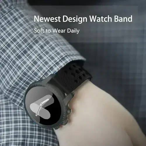 Lamshaw Совместимый с Wahoo ELEMNT Rival Smartwatch Band, силиконовые сменные спортивные ремешки с металлической пряжкой, совместимые с Wahoo ELEMNT Rival Smartwatch - Lamshaw (1)