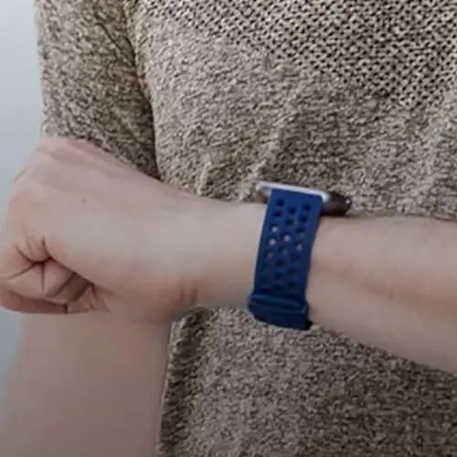 Lamshaw Compatible with Wahoo ELEMNT Rival Smartwatch Band, Silicone Replacement Wristbands Sport Strap with Metal Buckle Compatible with Wahoo ELEMNT Rival Smartwatch - LAMSHAW (1)