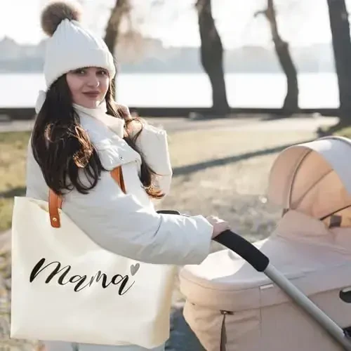 Lamyba Yangi Ona Sovg'alari, Qiz Farzandlardan Onalar Kuni Sovg'alari, Kasalxona yoki Chaqaloq Zarurliklari uchun Mama Sumkasi, Bo'lajak Ona Sovg'asi - 6