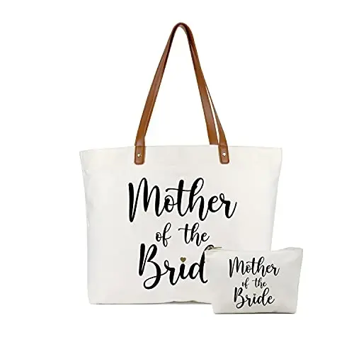 Lamyba New Mom Gifts, Mothers Day Gifts From Daughter Son Kids, Mama Bag Tote for Hospital or Baby Essentials, Mom to Be Gift - 2