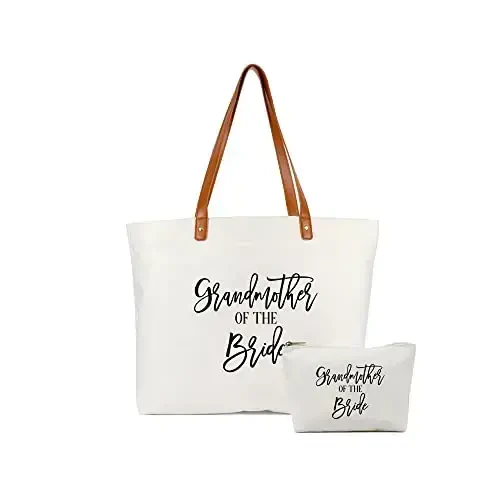 Lamyba New Mom Gifts, Mama Bag Tote with Makeup Bag, Cool Gifts for Mom to be/Expecting Mom/Pregnant Women 