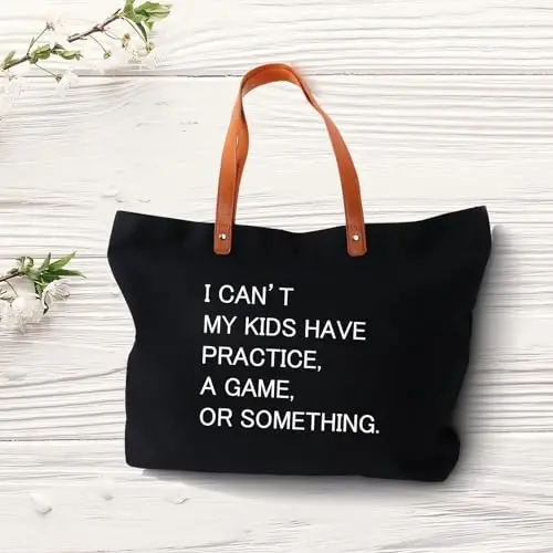 Lamyba New Mom Gifts, Mama Bag Tote with Makeup Bag, Cool Gifts for Mom to be/Expecting Mom/Pregnant Women - 4