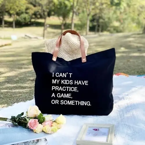 Lamyba New Mom Gifts, Mama Bag Tote with Makeup Bag, Cool Gifts for Mom to be/Expecting Mom/Pregnant Women - 5