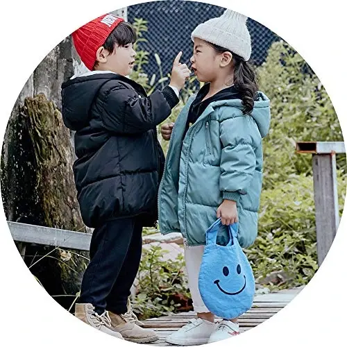 LANBAOSI Kids Qishki Palto Kapüşonlu Yengil Puffer Palto Iliq Paxtalik Kurtka Chaqaloq O'g'il Qizlar uchun - 6