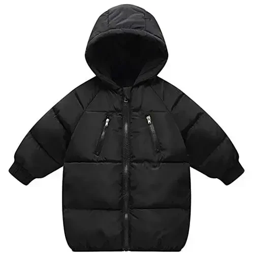 LANBAOSI Kids Winter Coats with Hooded Light Puffer Coat Warm Padded Jacket for Baby Boys Girls Toddler - LANBAOSI