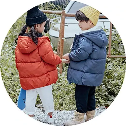 LANBAOSI Kids Winter Coats with Hooded Light Puffer Coat Warm Padded Jacket for Baby Boys Girls Toddler - 4
