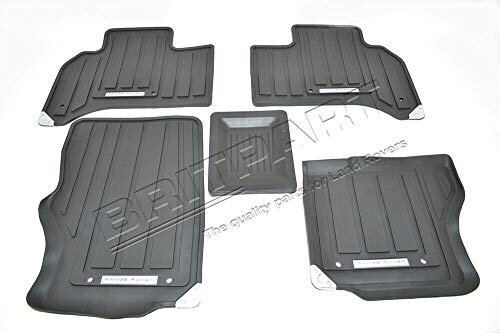 LAND ROVER GENUINE PREMIUM RUBBER MAT SET COMPATIBLE with LAND ROVER RANGE ROVER L405 2013-2017 for LEFT HAND DRIVE, STANDARD WHEEL BASE MODELS ONLY, PART # VPLGS0150 - 2