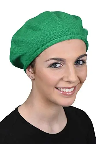 Landana Headscarves Beret for Women 100% Cotton Solid 