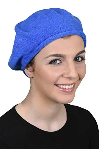 Landana Headscarves Beret for Women 100% Cotton Solid 