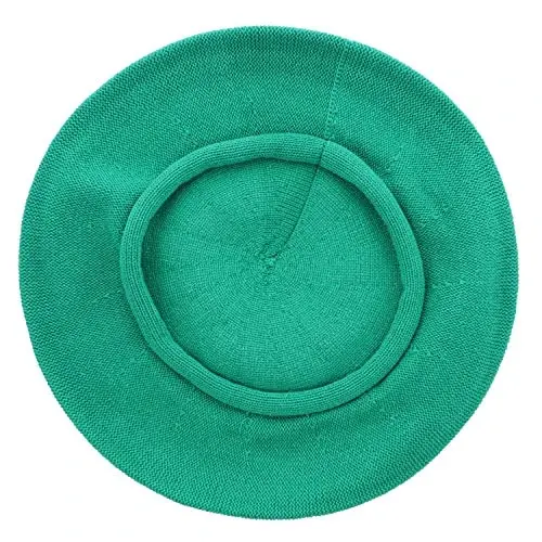 Landana Headscarves Ayollar uchun beret 100% paxta, bir xil rangli - 5