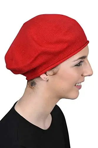 Landana Headscarves Beret for Women 100% Cotton Solid - 3