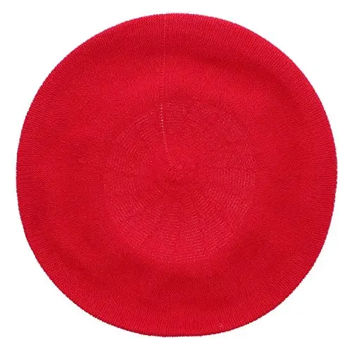 Landana Headscarves Beret for Women 100% Cotton Solid - 4