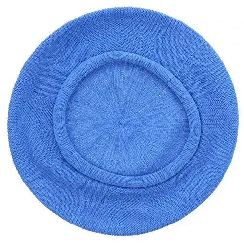 Landana Headscarves Beret for Women 100% Cotton Solid - 5