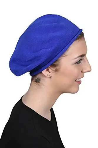 Landana Headscarves Beret for Women 100% Cotton Solid - 3