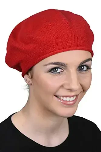 Landana Headscarves Beret for Women 100% Cotton Solid - 1