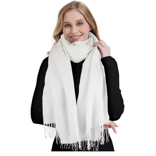Landisun Scarf for Women Winter PasModazoneina-Shawl Wraps Winter CasModazoneere Wedding Warm Christmas - 2