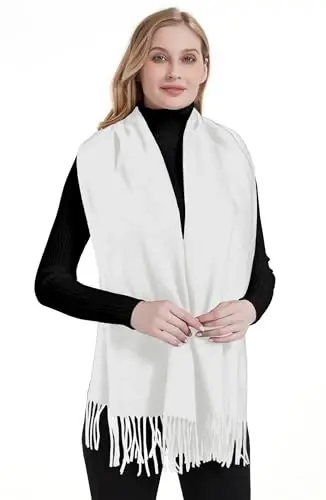 Landisun Scarf for Women Winter PasModazoneina-Shawl Wraps Winter CasModazoneere Wedding Warm Christmas - 3