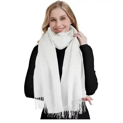Landisun Scarf for Women Winter PasModazoneina-Shawl Wraps Winter CasModazoneere Wedding Warm Christmas - MODAZONE (1)