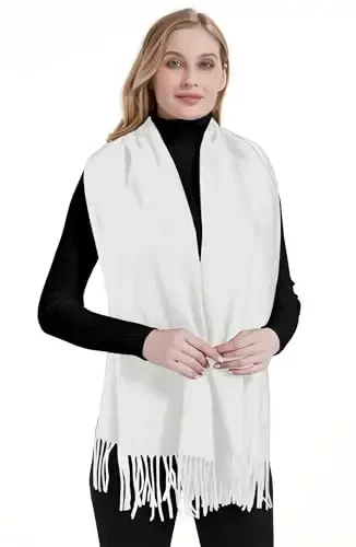 Landisun Scarf for Women Winter PasModazoneina-Shawl Wraps Winter CasModazoneere Wedding Warm Christmas - 3