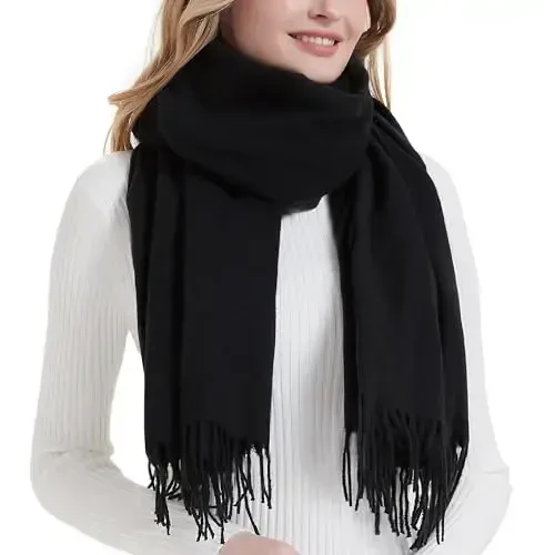 Landisun Scarf for Women Winter PasModazoneina-Shawl Wraps Winter CasModazoneere Wedding Warm Christmas 