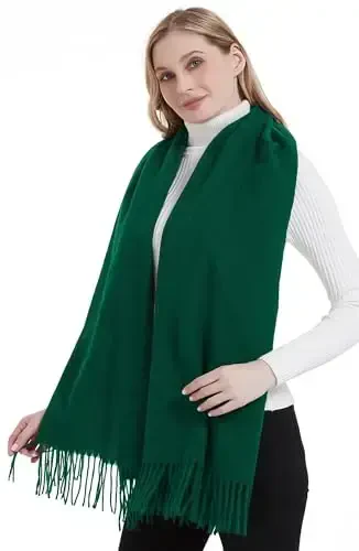 Landisun Scarf for Women Winter PasModazoneina-Shawl Wraps Winter CasModazoneere Wedding Warm Christmas - 4