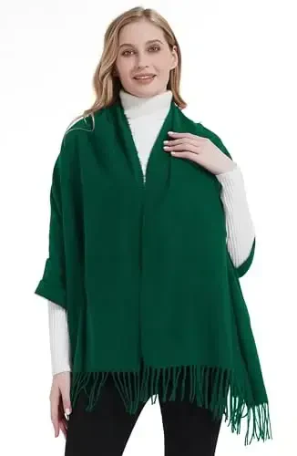 Landisun Scarf for Women Winter PasModazoneina-Shawl Wraps Winter CasModazoneere Wedding Warm Christmas - 6