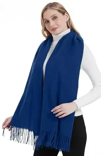 Landisun Scarf for Women Winter PasModazoneina-Shawl Wraps Winter CasModazoneere Wedding Warm Christmas - 4