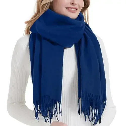 Landisun Scarf for Women Winter PasModazoneina-Shawl Wraps Winter CasModazoneere Wedding Warm Christmas 