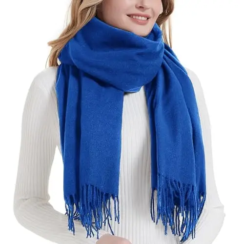 Landisun Scarf for Women Winter PasModazoneina-Shawl Wraps Winter CasModazoneere Wedding Warm Christmas - 1