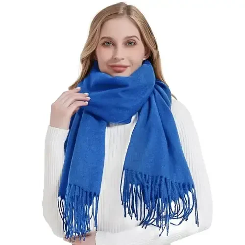 Landisun Scarf for Women Winter PasModazoneina-Shawl Wraps Winter CasModazoneere Wedding Warm Christmas - MODAZONE (1)