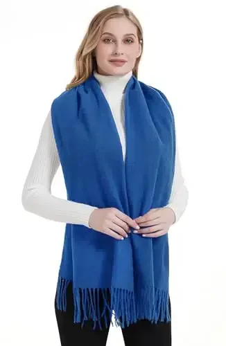Landisun Scarf for Women Winter PasModazoneina-Shawl Wraps Winter CasModazoneere Wedding Warm Christmas - 3