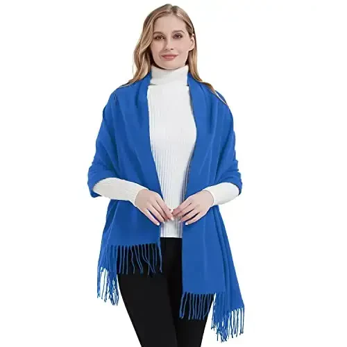 Landisun Scarf for Women Winter PasModazoneina-Shawl Wraps Winter CasModazoneere Wedding Warm Christmas - 5