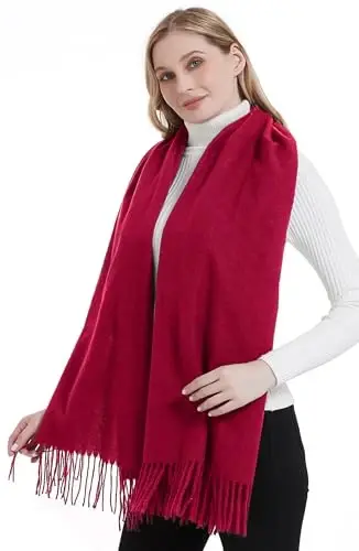 Landisun Scarf for Women Winter PasModazoneina-Shawl Wraps Winter CasModazoneere Wedding Warm Christmas - 4