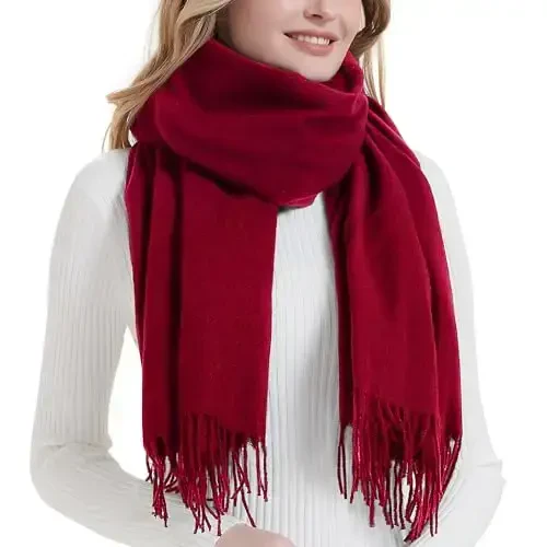 Landisun Scarf for Women Winter PasModazoneina-Shawl Wraps Winter CasModazoneere Wedding Warm Christmas - 1