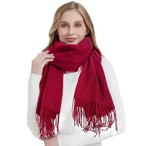 Landisun Scarf for Women Winter PasModazoneina-Shawl Wraps Winter CasModazoneere Wedding Warm Christmas - MODAZONE (1)
