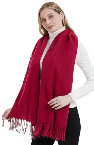 Landisun Scarf for Women Winter PasModazoneina-Shawl Wraps Winter CasModazoneere Wedding Warm Christmas - 4