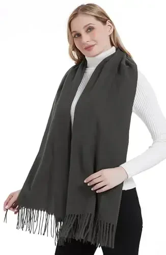 Landisun Scarf for Women Winter PasModazoneina-Shawl Wraps Winter CasModazoneere Wedding Warm Christmas - 4