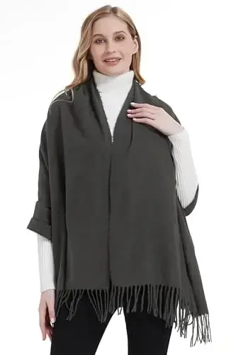 Landisun Scarf for Women Winter PasModazoneina-Shawl Wraps Winter CasModazoneere Wedding Warm Christmas - 6