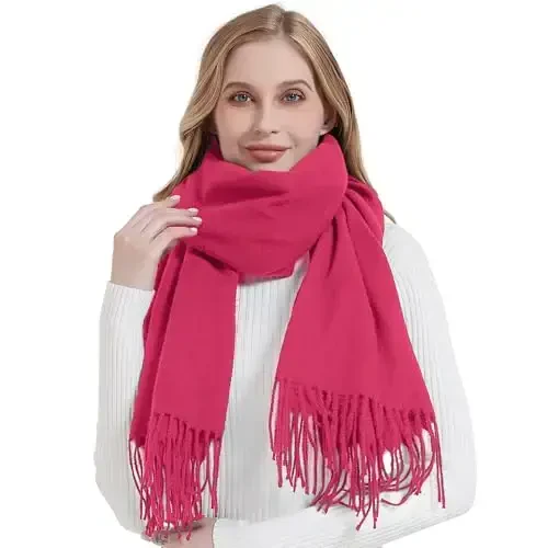 Landisun Scarf for Women Winter PasModazoneina-Shawl Wraps Winter CasModazoneere Wedding Warm Christmas - 2