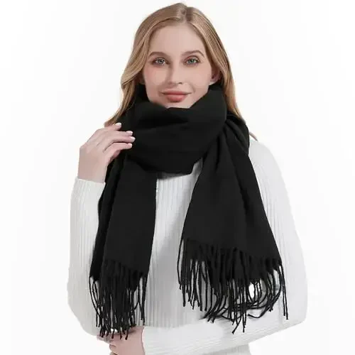 Landisun Scarf for Women Winter PasModazoneina-Shawl Wraps Winter CasModazoneere Wedding Warm Christmas - 2