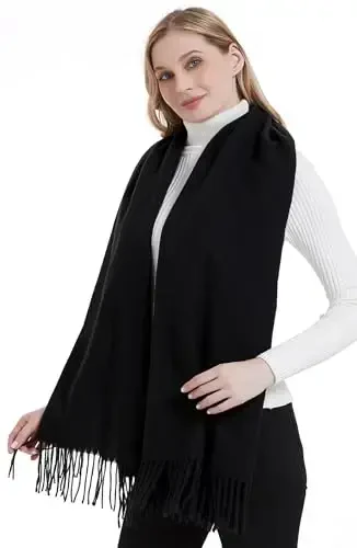 Landisun Scarf for Women Winter PasModazoneina-Shawl Wraps Winter CasModazoneere Wedding Warm Christmas - 4