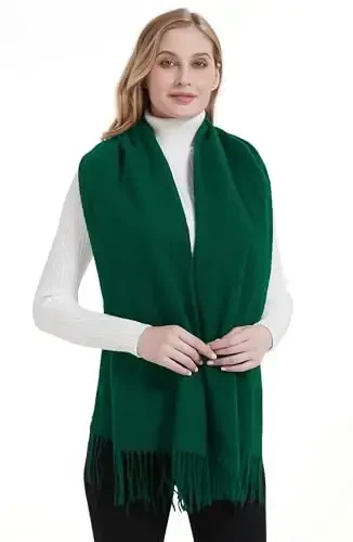 Landisun Scarf for Women Winter PasModazoneina-Shawl Wraps Winter CasModazoneere Wedding Warm Christmas - 3