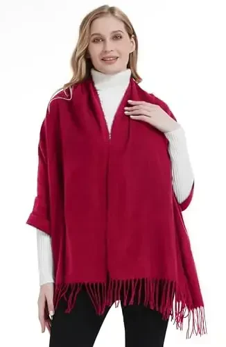 Landisun Scarf for Women Winter PasModazoneina-Shawl Wraps Winter CasModazoneere Wedding Warm Christmas - 6